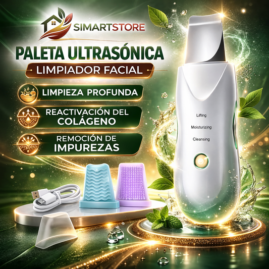 PALETA ULTRASÓNICA LIMPIADOR FACIAL